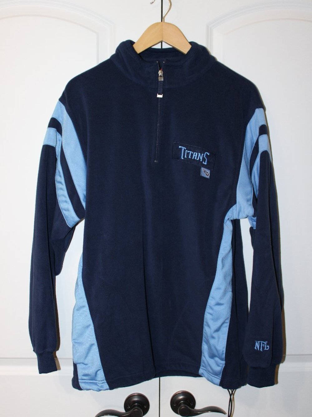 Men's Quarter Zip Tennessee Titans Fleece Jacket